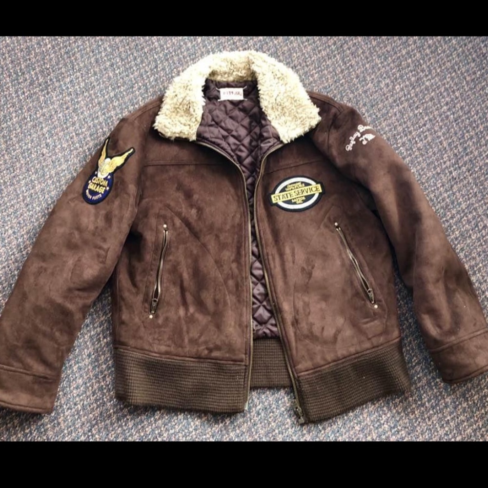 Vintage aviator coat